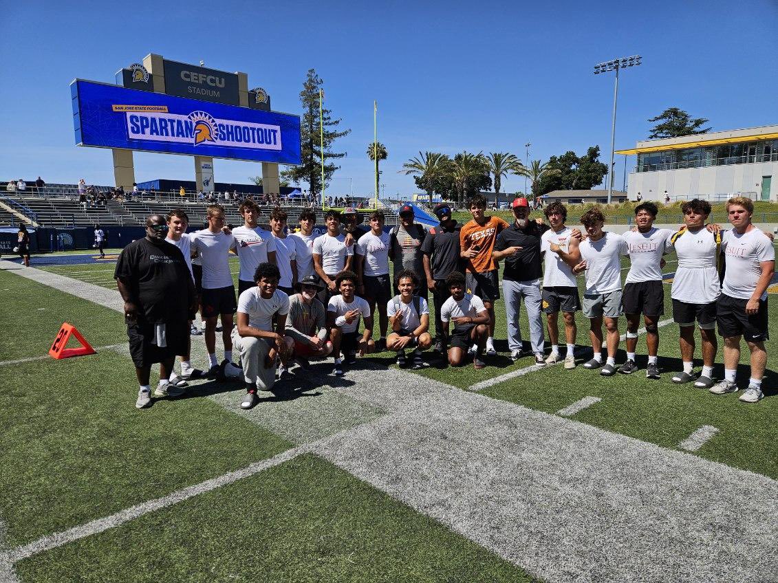 Jesuit Marauder Football (@jesuitsacfball) on Twitter photo Partial Varsity squad went down to <a href="/SanJoseStateFB/">San José State Football</a> to compete in their 7on7 tournament today. #gobigred Partial Varsity squad went down to <a href="/SanJoseStateFB/">San José State Football</a> to compete in their 7on7 tournament today. #gobigred