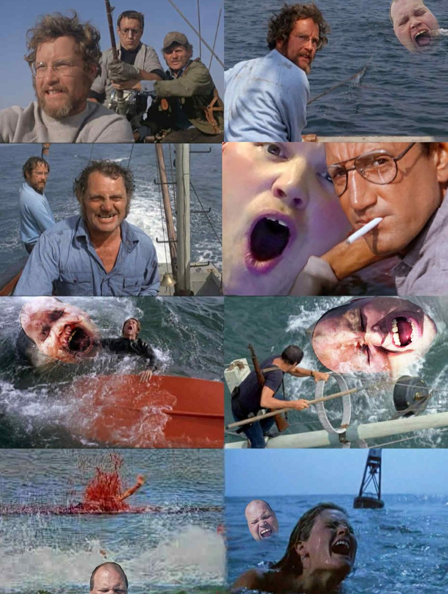FrankieNOOO's tweet image. In celebration for 50 years of Jaws.
@geno_bisconte @frankiemacd @keanuCthompson @StancilJim @peabody_ne79229 @GumFridays @Thurdeye @SteveContiDAGOD @JakenLouie @TheDumpClips @ihwshow @FrankP614 @larrybeyah
