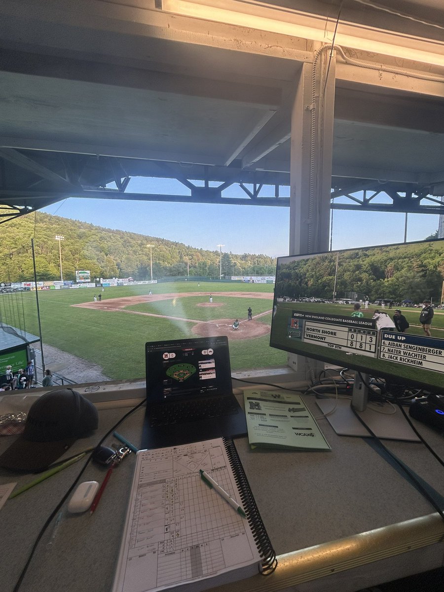 📍Montpelier, VT. 

Back at home for the weekend… <a href="/MountaineersVT/">Vermont Mountaineers</a> up 8-0 thru four innings on <a href="/ESPNPlus/">ESPN+</a>