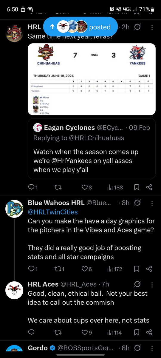 mippey5's tweet image. .@HRLTwinCities twitter is so back!
