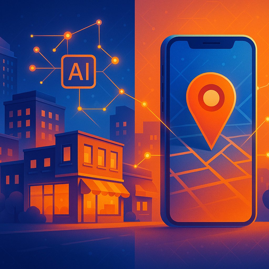 Front9Inc's tweet photo. 🚀 AI-driven hyper-local marketing is revolutionizing how businesses connect! At Front9, we're helping SMBs target customers within walking distance with personalized messaging that converts. The future is local AND digital! 🤖👏 #AIMarketing https://t.co/nX32eqXHrt