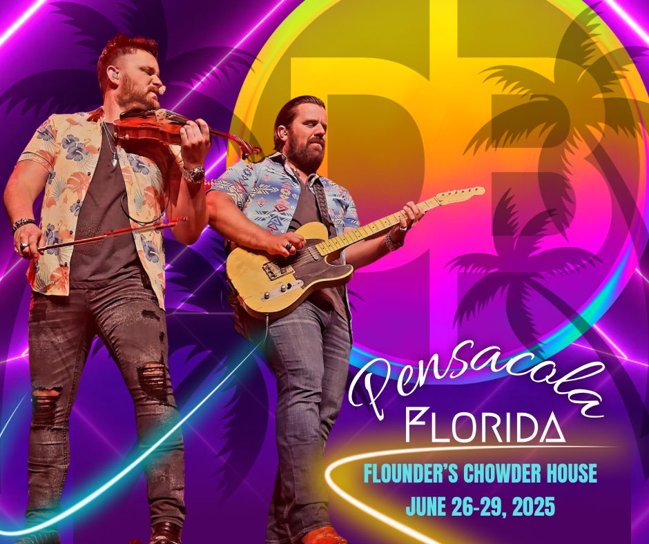 Dugger_Band's tweet image. Summer is officially here!! Excited to be heading to Pensacola next week for some shows! #duggerband #pensacola #summer