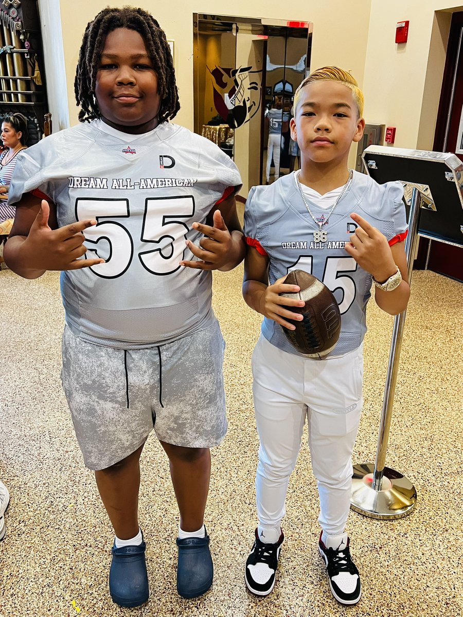 5/6 grade OL/DL 5’7 230 Class of 2032 
Takai Jones and strom Russo Team grey 
<a href="/dreamallamerica/">Dream All-American</a>  <a href="/IMGAcademy/">IMG Academy</a>