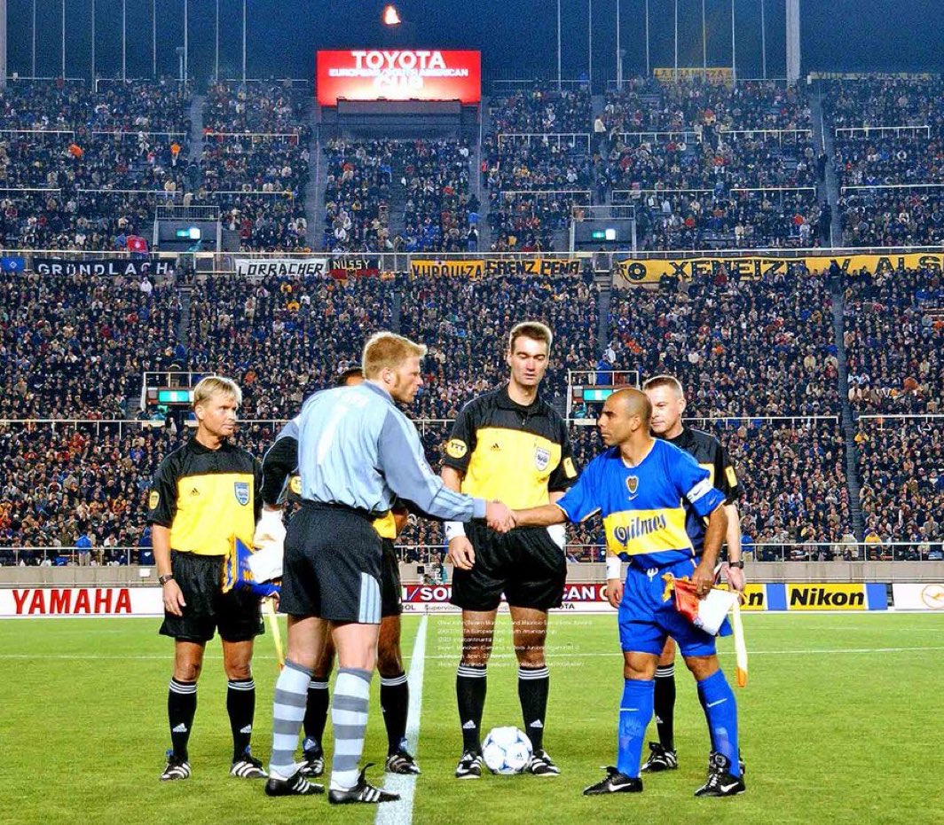 Bayern de Munique vs Boca Juniors em 2001.

Nostálgico!