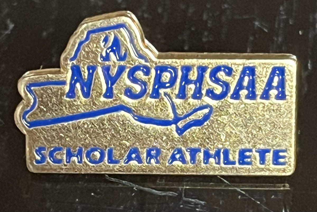 I am honored to be recognized as a scholar-athlete by the New York State Public High School Athletic Association!