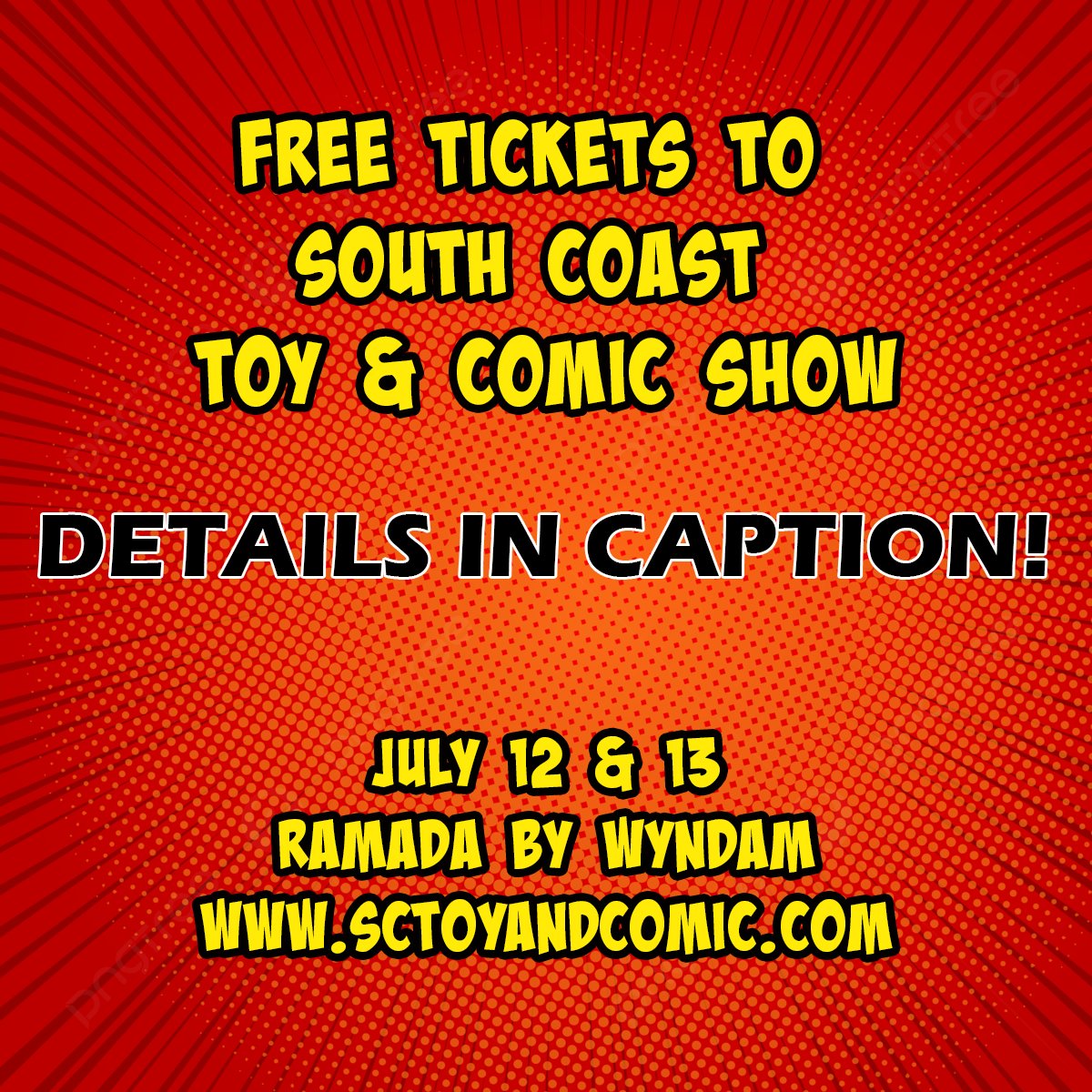 RI Anime Con (@rianimecon) on Twitter photo To thank you all for coming to #RIAC2025, we're giving VIPs FREE ADMISSION to <a href="/sctoyandcomic/">South Coast Toy and Comic</a>, July 12 & 13 at Ramada by Wyndham in Seekonk, MA! Check your email on July 10th for your code to redeem for FREE #SCTC tickets. General admission, we'll send you a coupon for 20% off To thank you all for coming to #RIAC2025, we're giving VIPs FREE ADMISSION to <a href="/sctoyandcomic/">South Coast Toy and Comic</a>, July 12 & 13 at Ramada by Wyndham in Seekonk, MA! Check your email on July 10th for your code to redeem for FREE #SCTC tickets. General admission, we'll send you a coupon for 20% off
