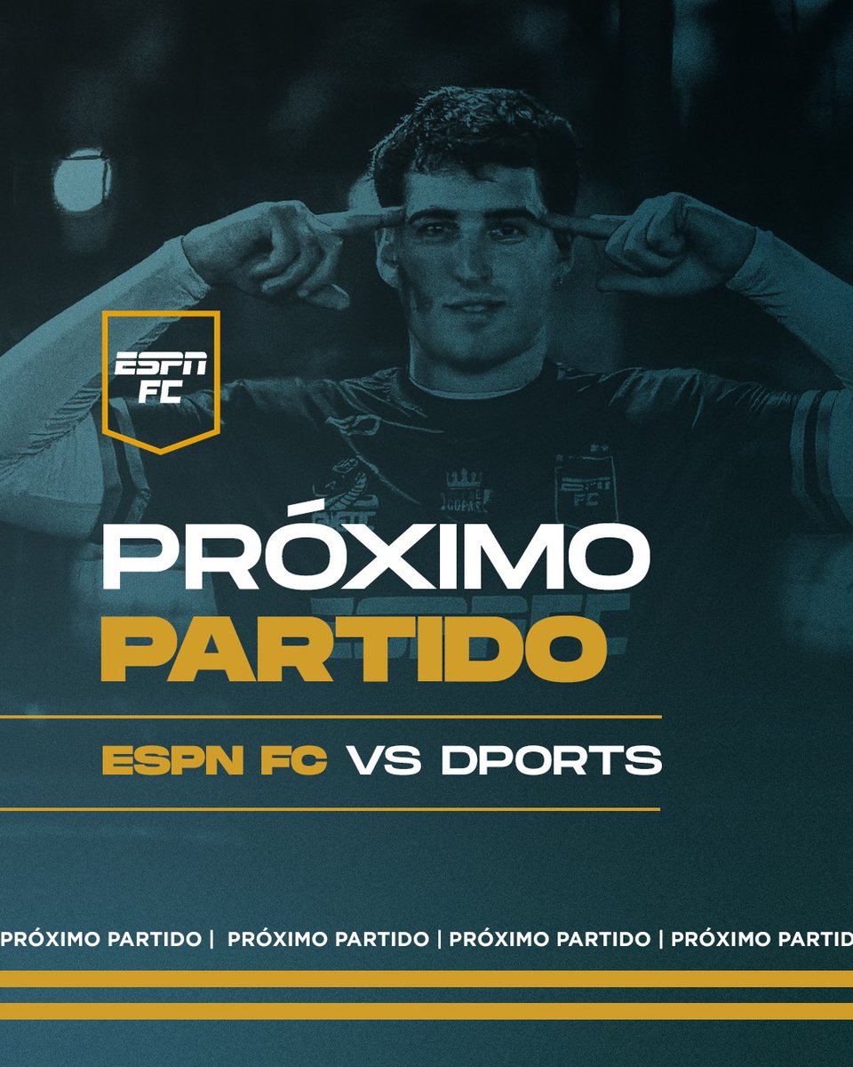 PRÓXIMO PARTIDO 🔜⚽

ESPN FC enfrentará a DSports el lunes 23/06 desde las 22:00 por la fecha 12 de la Superliga de Medios.