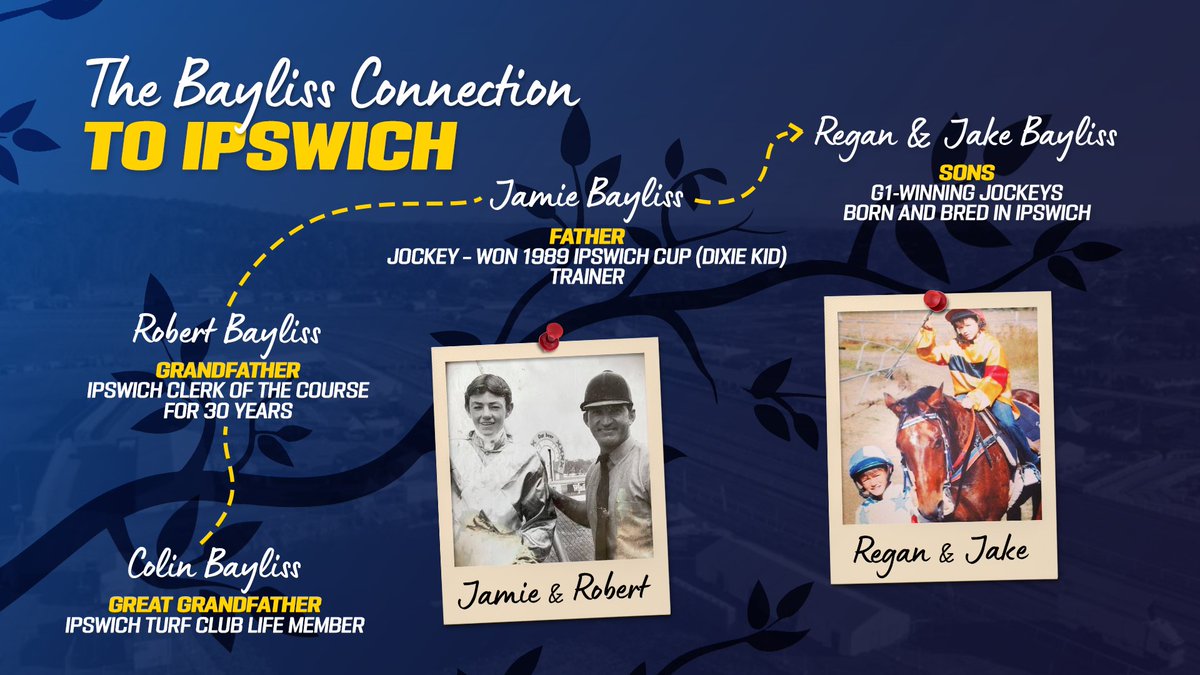 The Bayliss family have made Ipswich their own for generations!

Can Regan or Jake add to the legacy with a win in today's Ipswich Cup? 🏆🏆

Tune in from midday on 7two!