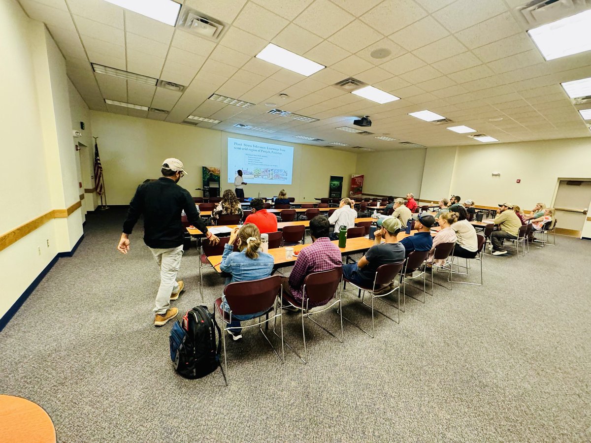 I had an incredible opportunity to present my research and experience on “Plant Stress Tolerance: Learnings from Semi-Arid Conditions of Pakistan” to a remarkable audience of Professors, researchers and students. Grateful for the insightful discussions and encouragement. <a href="/wcreec/">West Central Research and Extension Center</a>