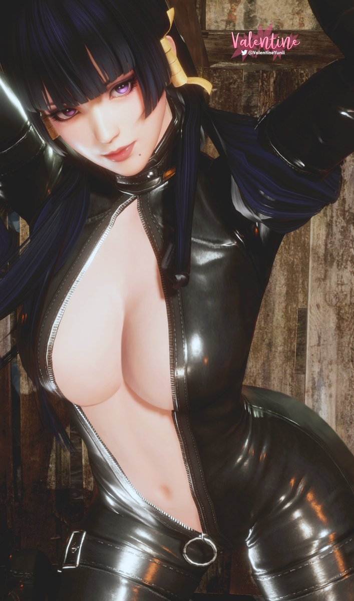 ValentineYunii's tweet image. おはようございます👺🖤 #DOA6 #女天狗