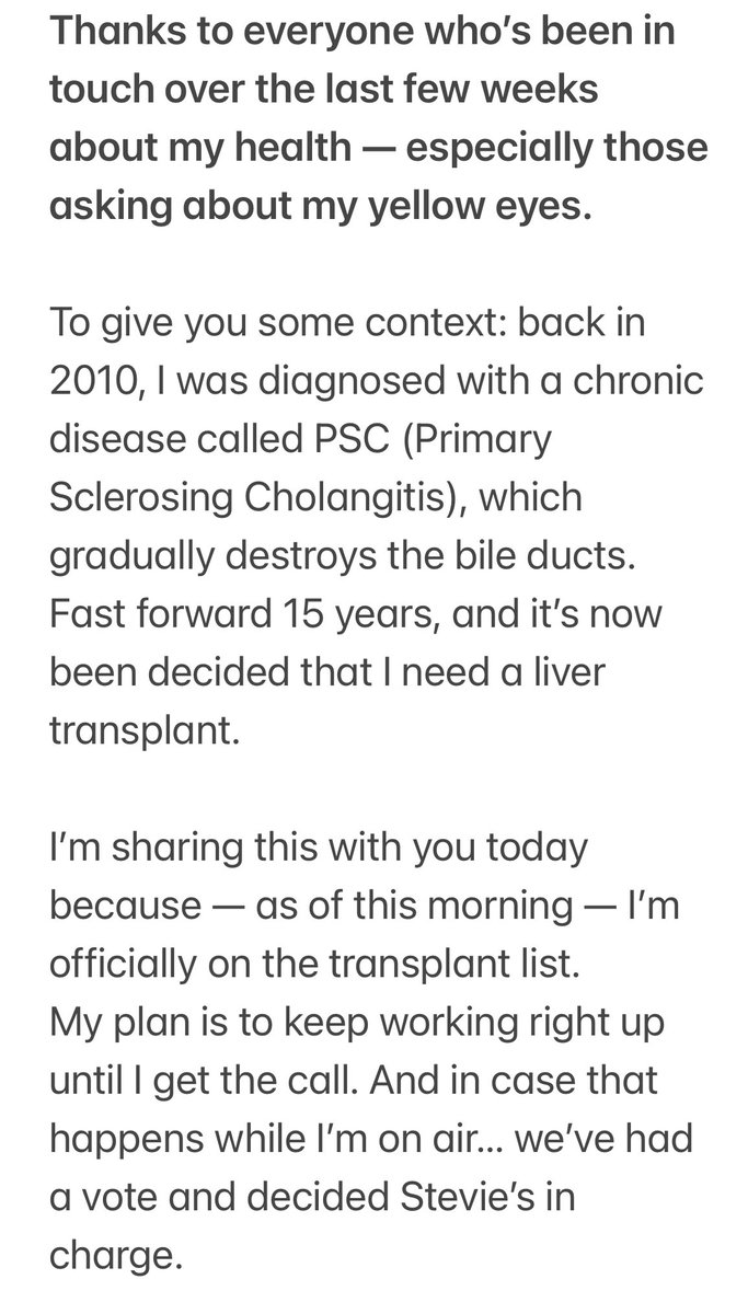 DanThomasESPN's tweet image. Some personal news….