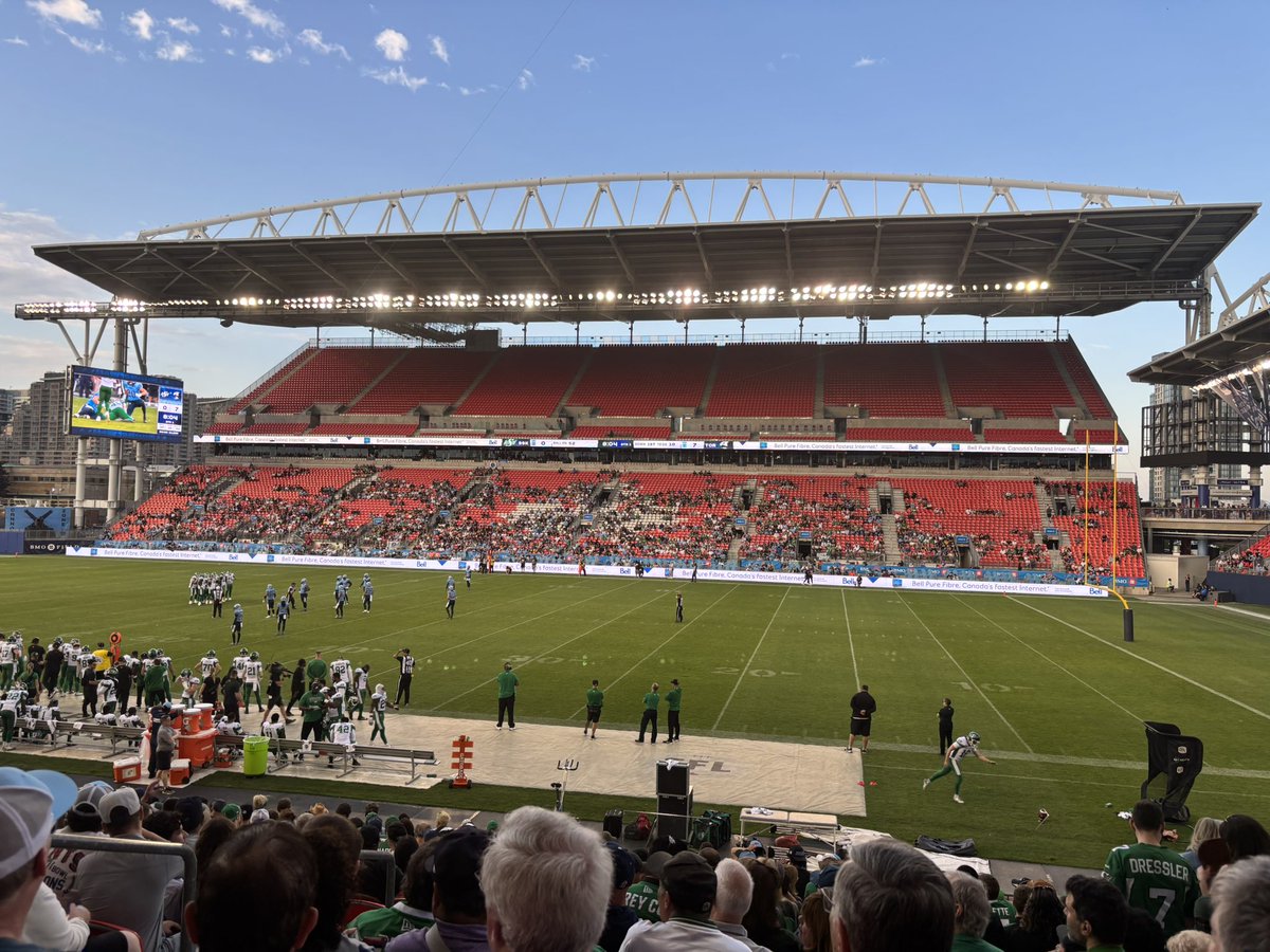 Riders used to draw the biggest crowd of the year in Toronto. 🛳️🍉 What changed!