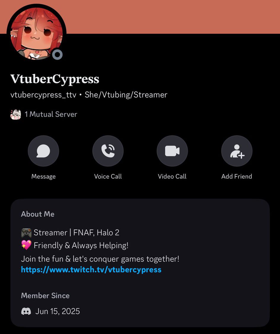 ‼️THIS IS NOT ME‼️

It’s been brought to my attention that someone has been impersonating me on discord. 

This is not my account! Pls block and report them of they try to add you or if you see them join your server!😭