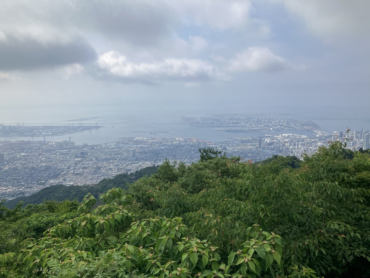 摩耶山のあたりまで
あと半分…