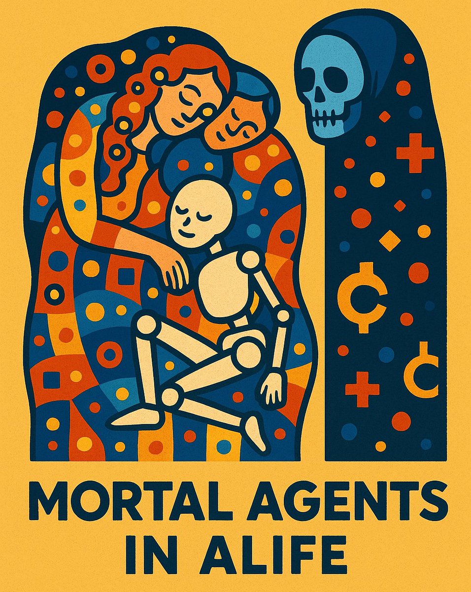 Kazuya Horibe (@kazh289.bsky.social 🦋) (@khoribe3) on Twitter photo We (<a href="/movingsloth/">Naoto Yoshida</a> and Idei-san from NPNC) are organizing a workshop titled "Mortal Agent" at ALIFE2025!
The workshop will explore cognitive processes and the essence of life from the perspective of mortal agents, entities that have bodies, minds, and finite lifespans. We (<a href="/movingsloth/">Naoto Yoshida</a> and Idei-san from NPNC) are organizing a workshop titled "Mortal Agent" at ALIFE2025!
The workshop will explore cognitive processes and the essence of life from the perspective of mortal agents, entities that have bodies, minds, and finite lifespans.