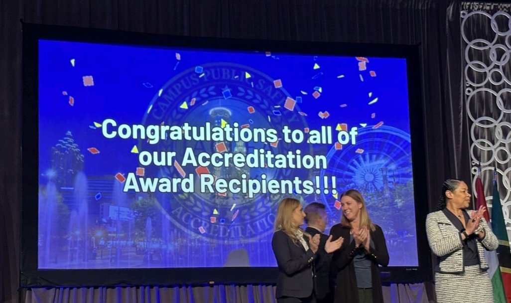 guttierez_john's tweet photo. #ProudMoment: This past week, our department received our official IACLEA accreditation certificate, and I am so grateful to everyone within the police department as well as our community partners. #IACLEA #StandardsOfExcellence #ItsWhatWeDo https://t.co/Dz0OT0ClVY