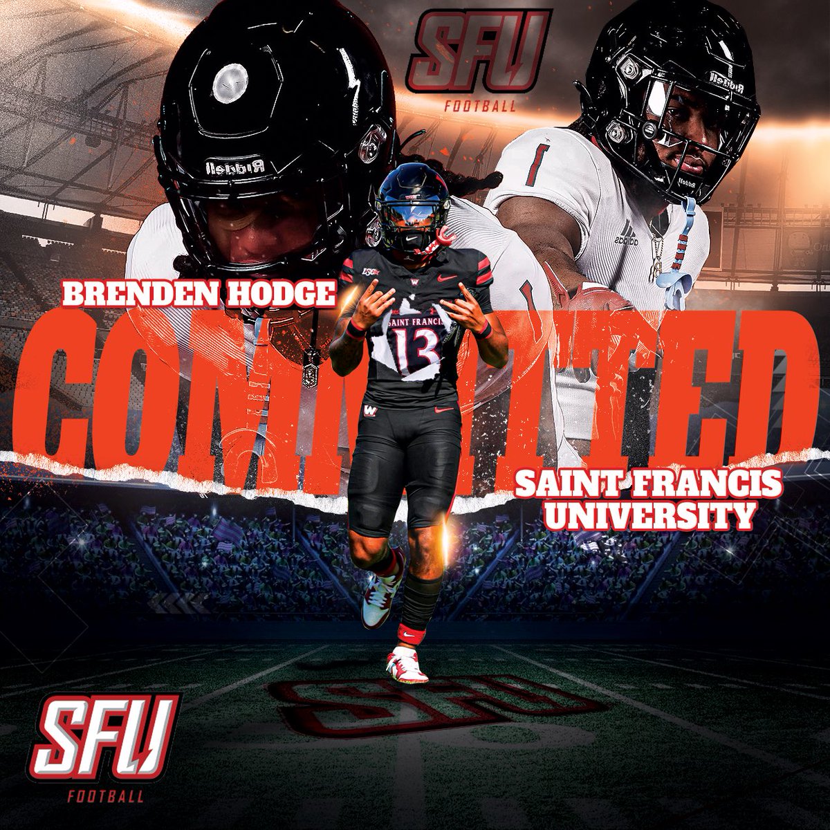 HOME. Locked in 100%🏡 <a href="/CoachPecoraSFU/">Marco Pecora</a> <a href="/RedFlashFB/">Saint Francis Football</a>