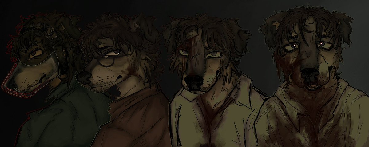 WolftrapMutt's tweet image. 🐾temp pinned post!🦌
☠︎︎ He/Him - Mutt or Wyatt - Queer transman ☠︎︎
DNI: Zoos&Pedos / ppl who ship stuff like that
🥩more abt me:
𐂯 wolftrapmutt.straw.page 𐂯
I draw will and hannibal as animals! I have specific designs for them, requests and fanart welcome!! 🦮
