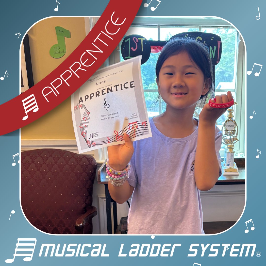 ColaArtsAcademy's tweet image. Congratulations to Lucy for earning her Apprentice wristband!

#musicalladdersystem