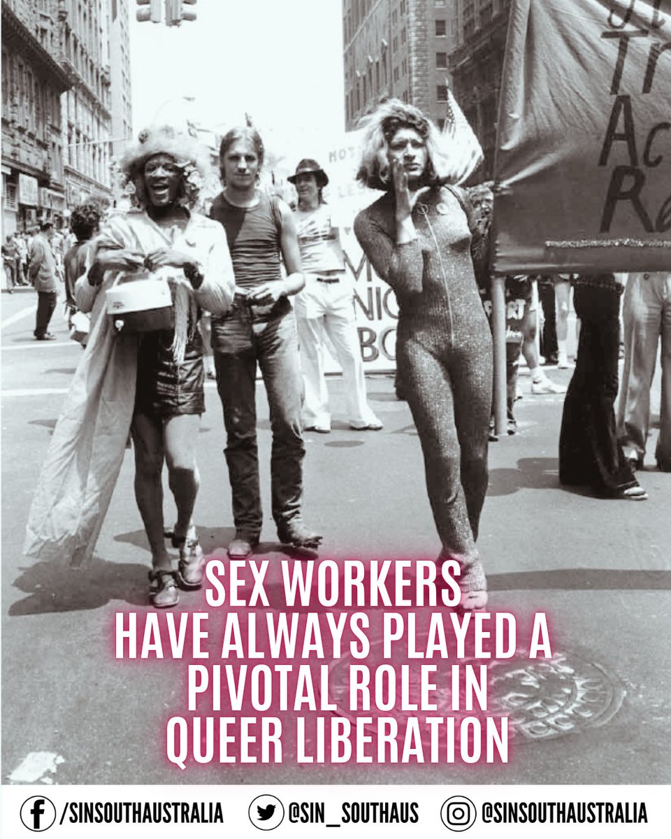 Happy Pride Month!
Remember that the fight for LGBTQI rights has always been inseparable from the fight for s*x w*rkers’ rights.