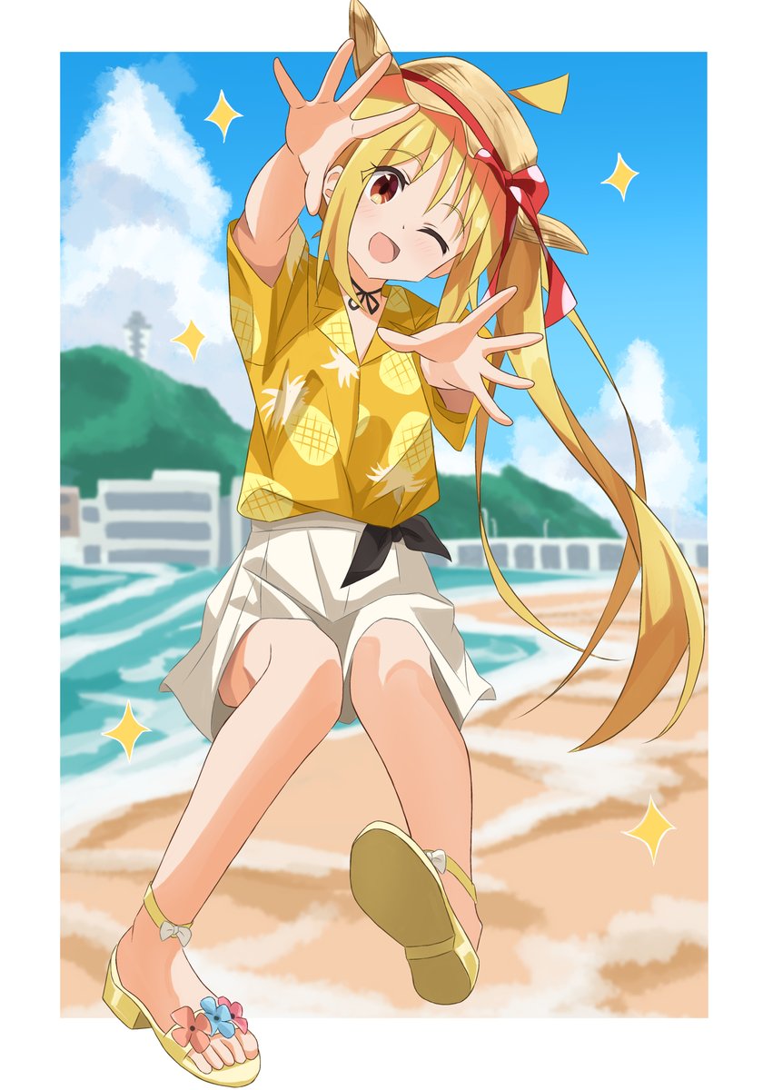 cs4126's tweet image. アロハシャツ虹夏ちゃん🌺✨
#ぼっち・ざ・ろっく