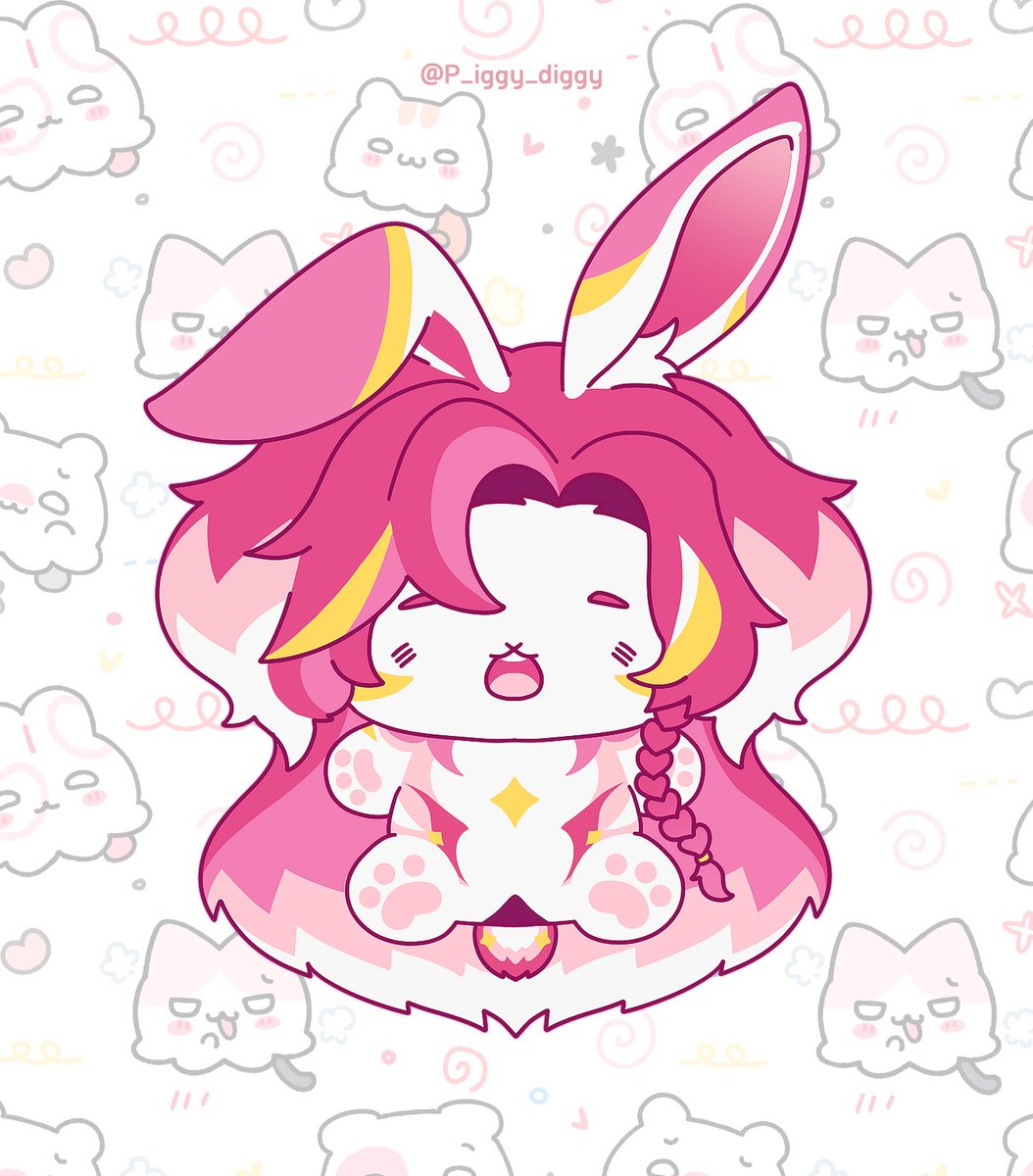 Mush_cle's tweet image. 안아줘요!
Hug me!

#furry #kemono #Chibi #YCH #Commission