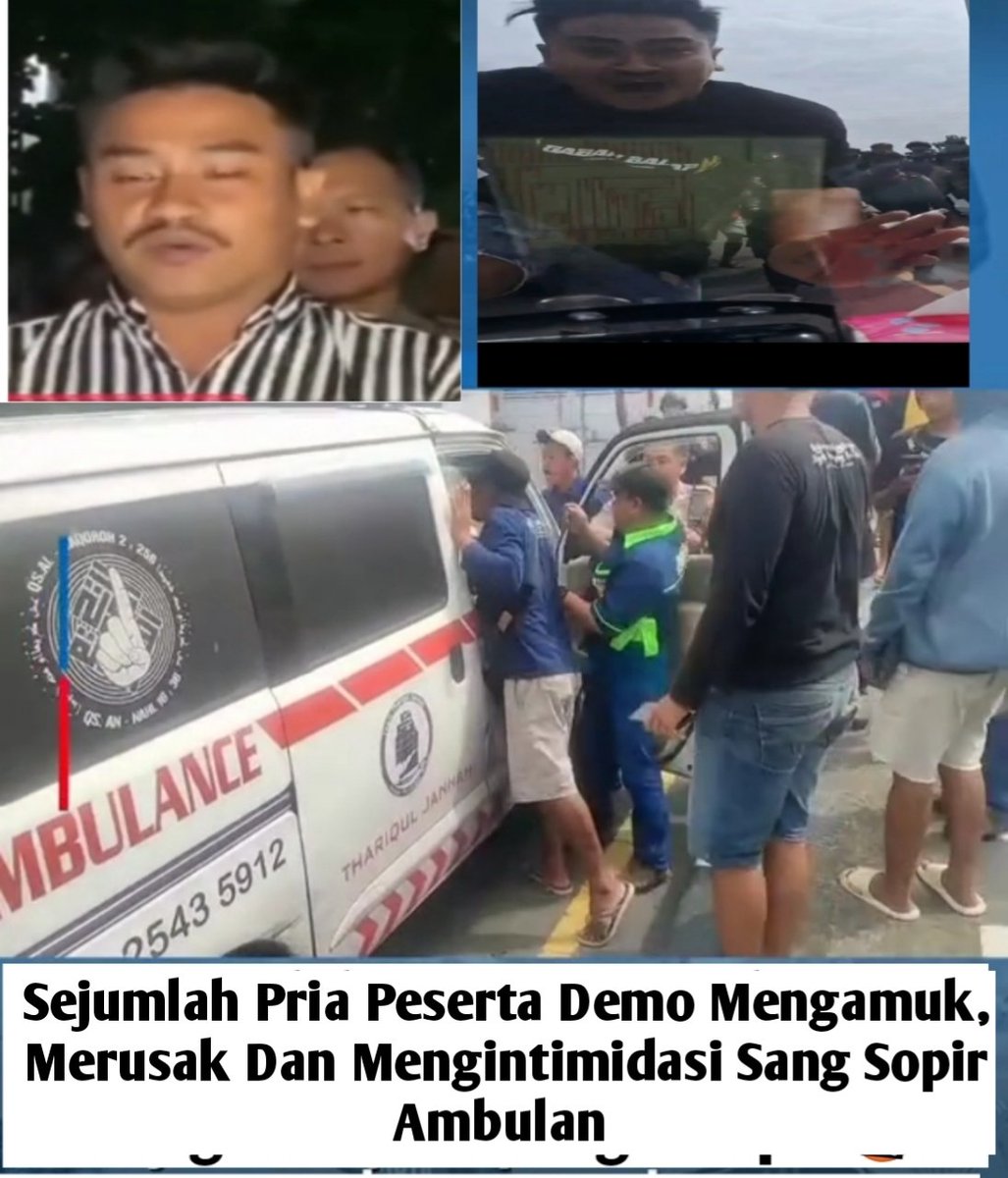 Sebuah Insiden Yang Menyebabkan Korban Meninggal Akibat Telat dijemput Oleh Ambulance Yang Terhadang Oleh Para Oknum Sopir Truck Odol Yang Sedang Berdemo 😡
~{A Thread}~