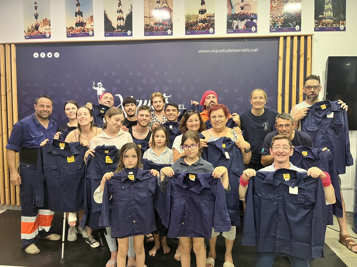 💙Benvinguts i benvingudes a la família serrallenca!

✨Ara toca lluir-la!