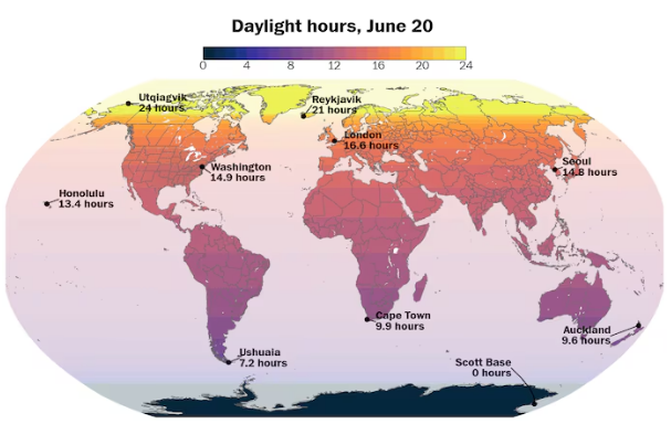 Welcome to summer — officially starting NOW at 10:41 p.m. Eastern! That means today is the longest day of the year. And right on cue, a sizzling heat wave is taking aim at the DC area. More on the summer solstice, and the heat wave, at cwg.live