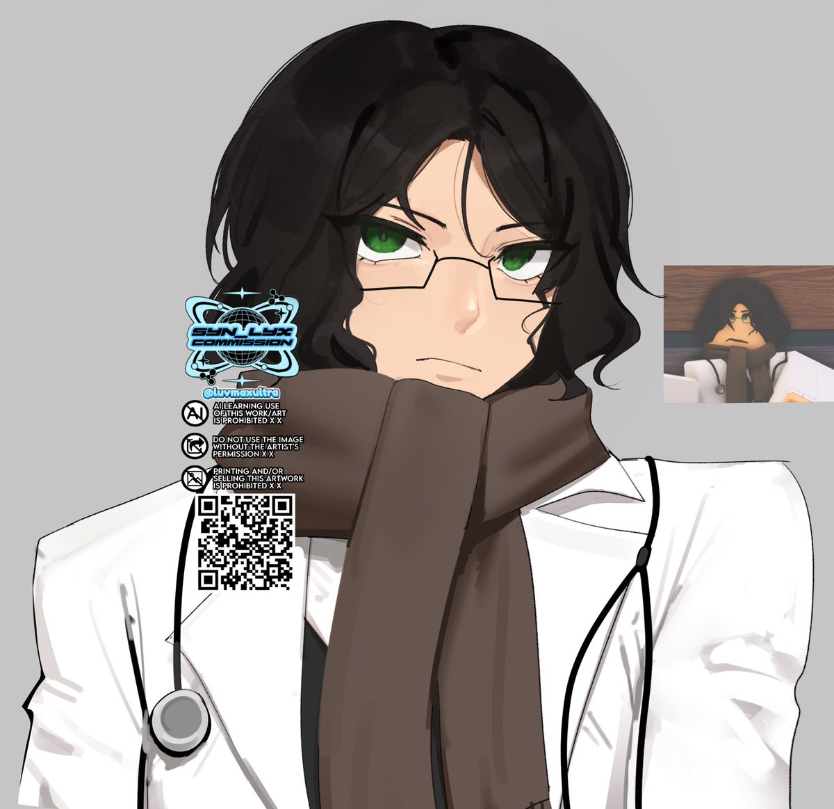 syn_lyx's tweet image. comission for anon
🩻 #robloxart
