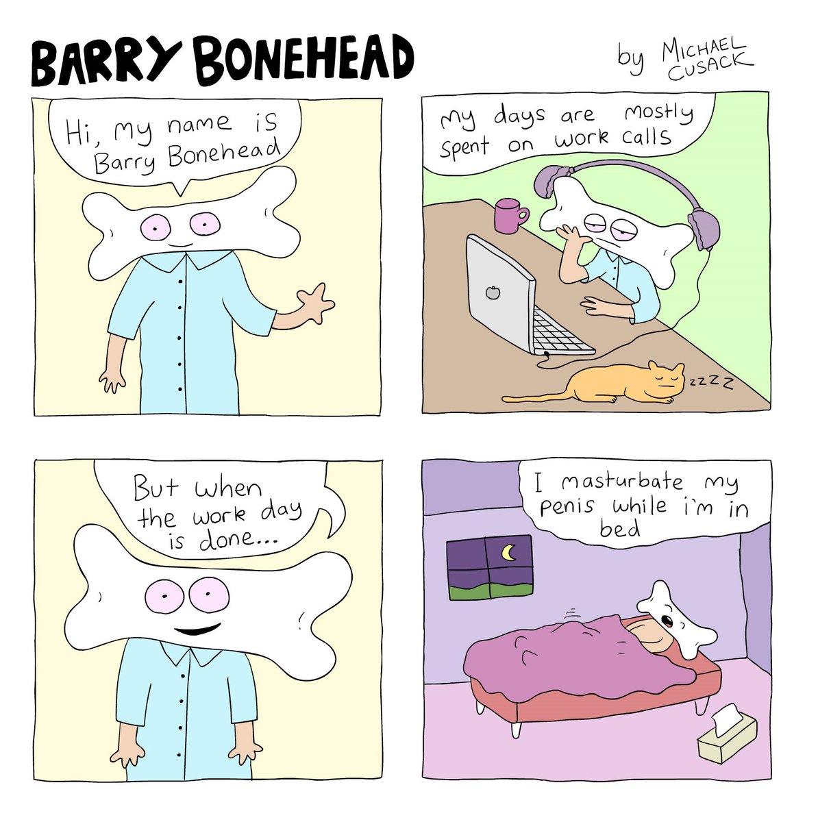 MichaelRCusack's tweet image. Barry Bonehead #1 - a questionable comic with probably no future