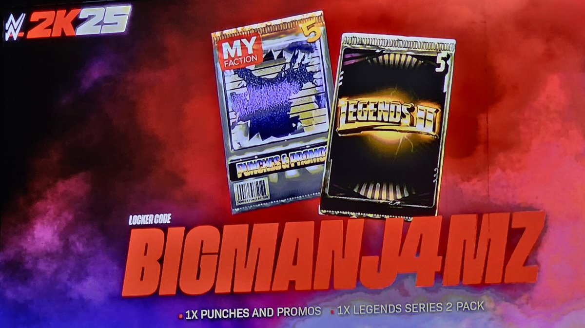 wwe 2k25 locker code!