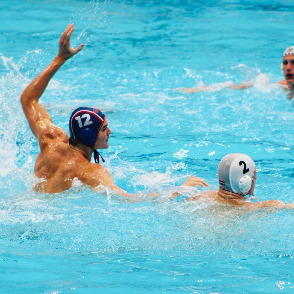 NavyWaterPolo's tweet image. USA vs Hungary 18-16!
Tomorrow USA takes on Spain for GOLD