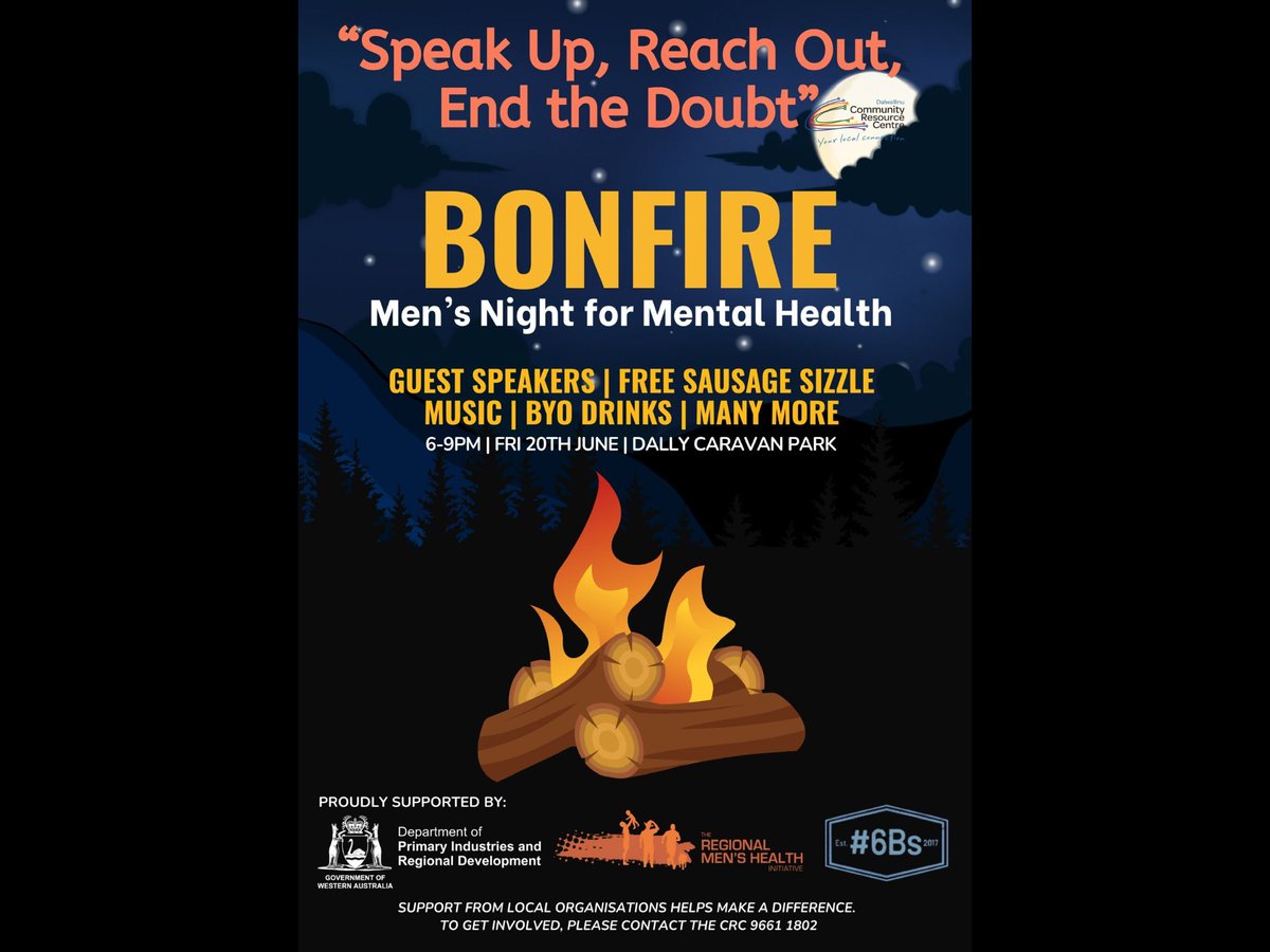 Dalwallinu got behind the initiative by their CRC to host a #6Bs last night
<a href="/logue_phil/">Phil Logue</a> thank you for sharing your thoughts, experiences and journey
Best of all it had to be shifted indoors out of the rain!