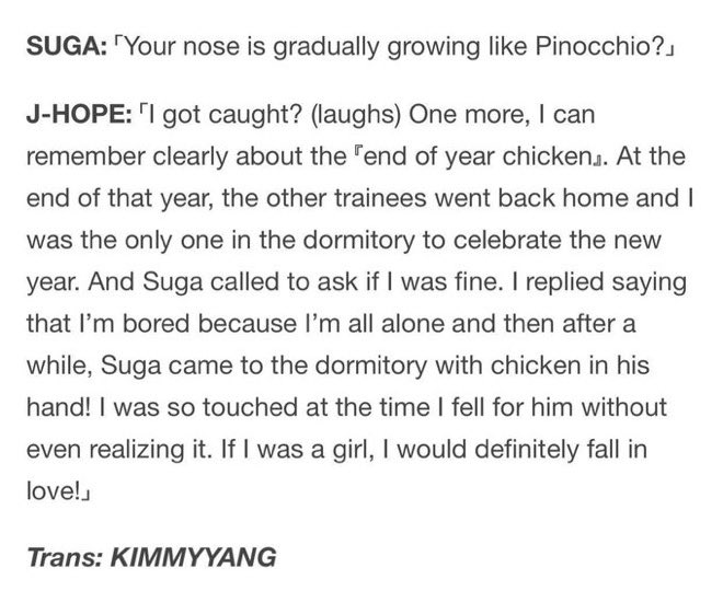 When he had known Hoseok for only a few days but still, left everything behind, bought food and went to be with him at the dormitory so he wouldn't spend new years alone