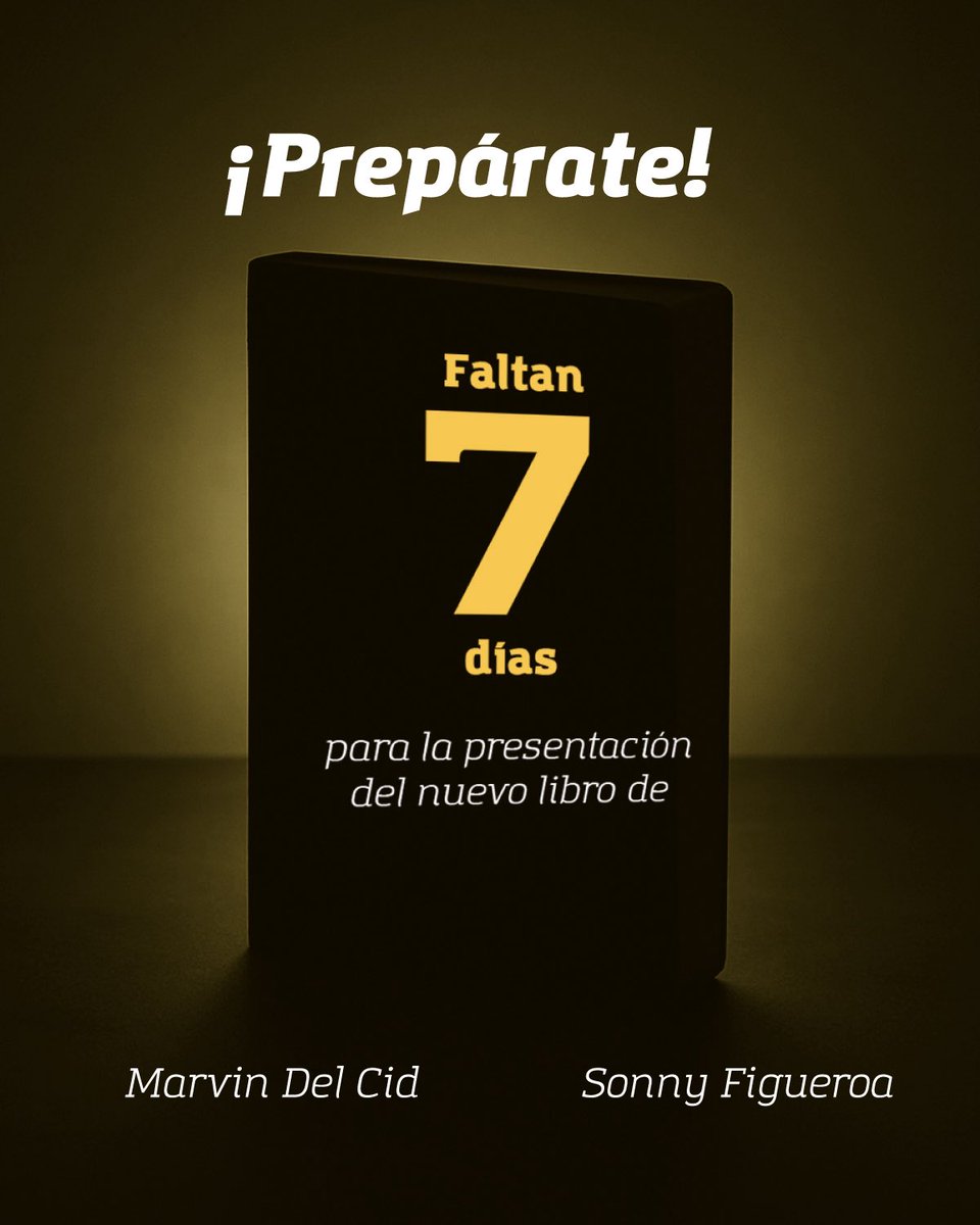 #ElNuevoLibroDelCombo 

Faltan 7 días

<a href="/marvindelcid/">marvindaviddelcid</a> 
<a href="/SomosElCombo/">Somos El Combo</a>
<a href="/VoxPopuliGuate/">Vox Populi</a>