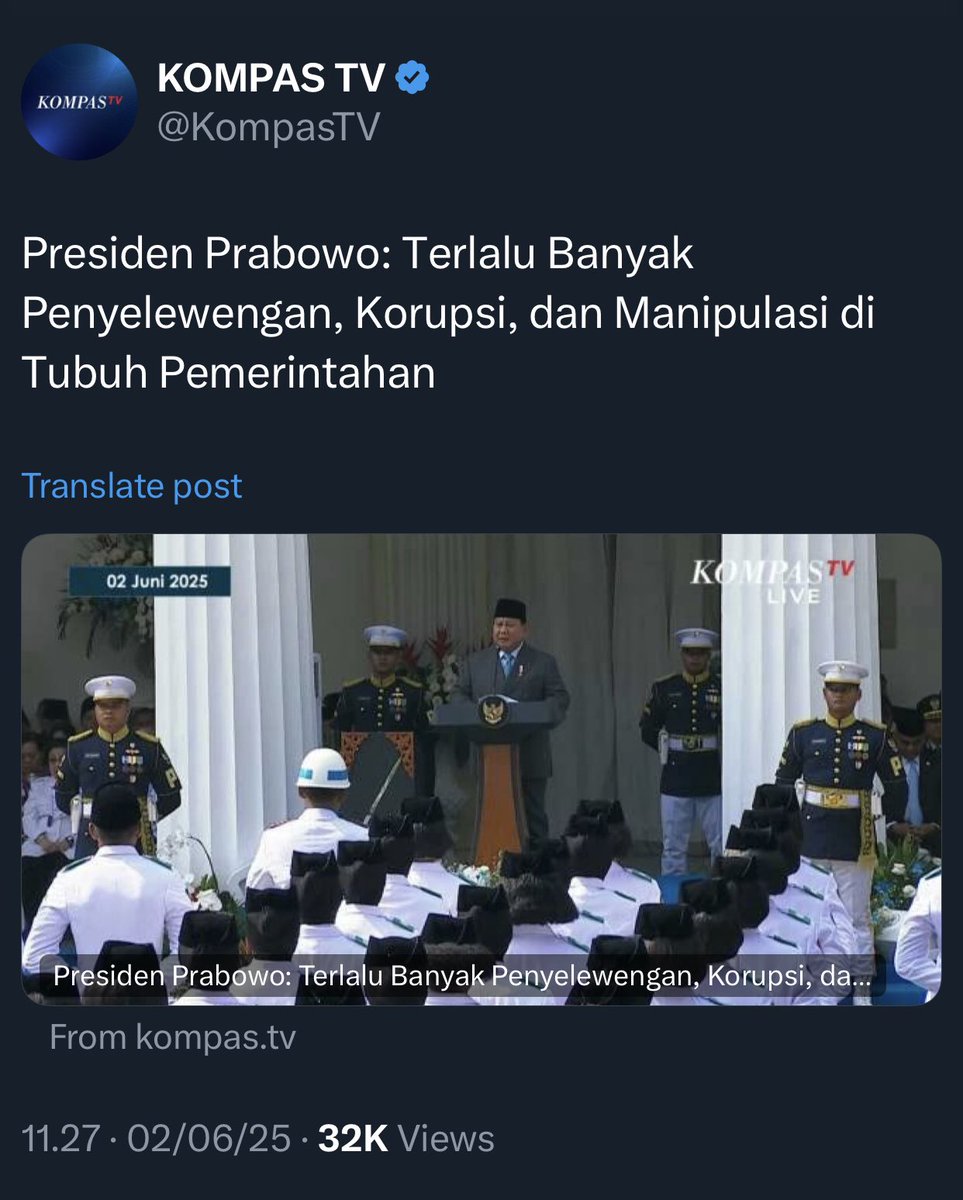 ZAEffendy's tweet photo. [@prabowo] “Kita ini Bangsa Besar”

✨
SDA melimpah ruah.
Kekayaan alam terbentang luas.

TAPI DAYA SAING MAKIN RENDAH❓ https://t.co/7woUBxuR0o