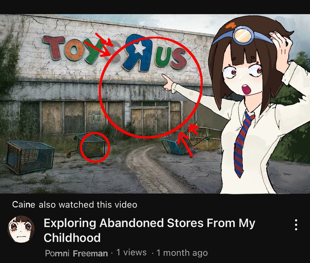 I found the video that Pomni posted on the internet #TheAmazingDigitalCircus