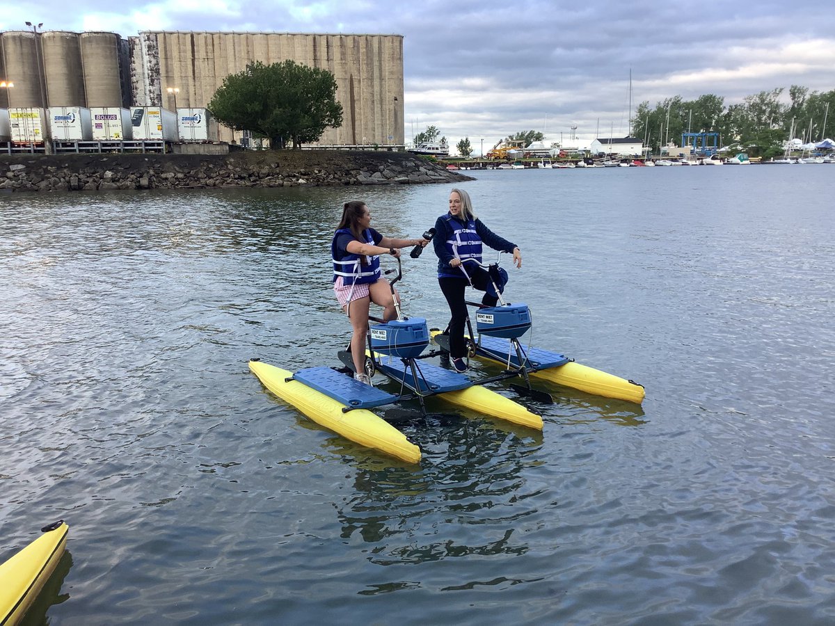 waterbikesbuff's tweet photo. Weather is looking great this weekend for some summer fun! Water Bikes and Pedal and Paddoe boats are open 11-7pm this weekend @ Canalside. See you there! https://t.co/Cja9oBcG9y