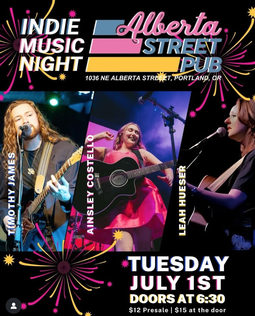 Ainsley Costello (@ainsleymusic07) on Twitter photo July 1st <a href="/albertastpub/">Alberta Street Pub</a> with Timothy James and Leah Hueser <a href="/BitcoinPortland/">Portland Bitcoin Events</a> 🧡💜 ⚡️ #Portland #portlandlivemusic
pay.zaprite.com/order/od_PtTv1… July 1st <a href="/albertastpub/">Alberta Street Pub</a> with Timothy James and Leah Hueser <a href="/BitcoinPortland/">Portland Bitcoin Events</a> 🧡💜 ⚡️ #Portland #portlandlivemusic
pay.zaprite.com/order/od_PtTv1…