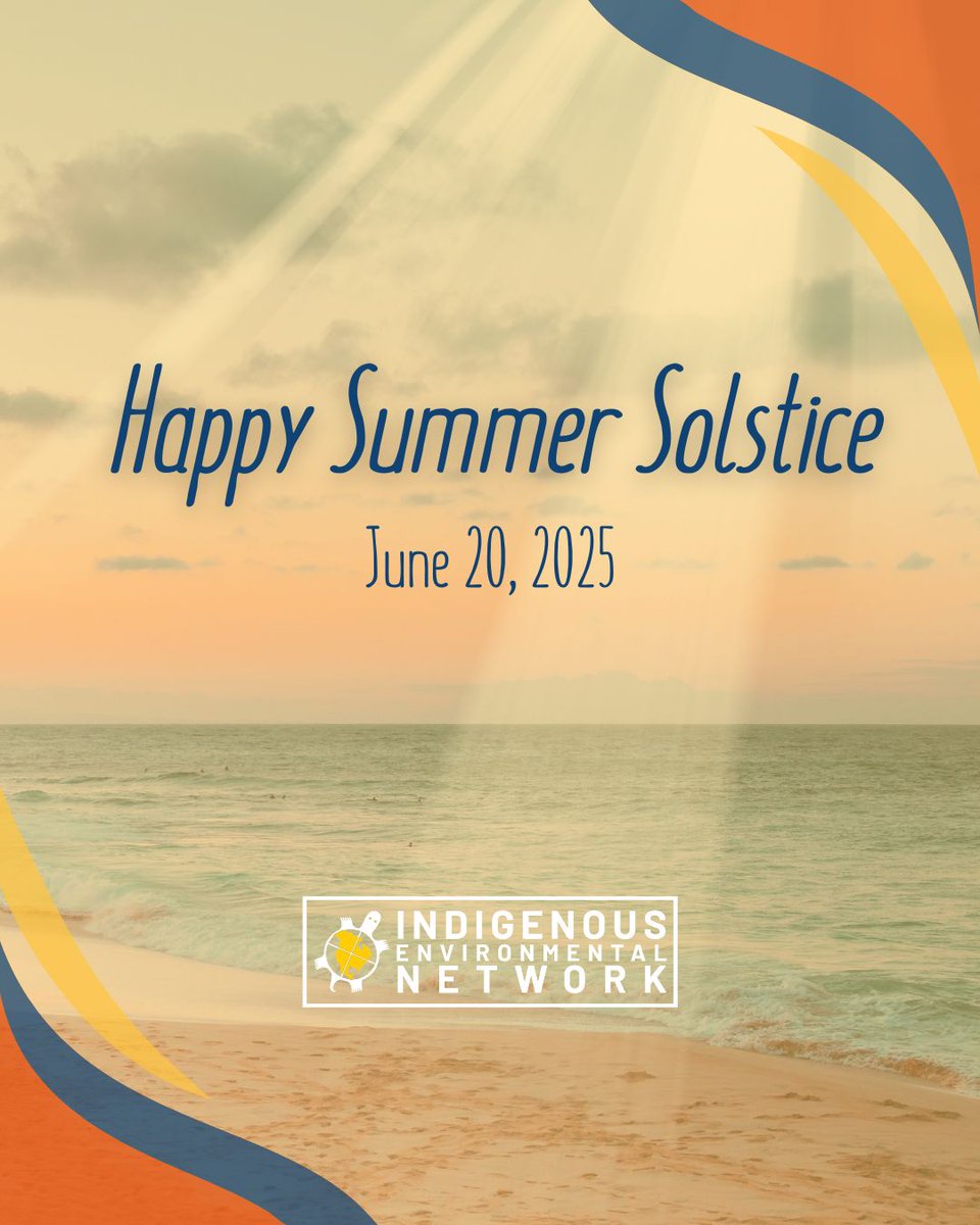 Happy Summer Solstice, relatives!

Today we welcome the longest day of the year, a time to honor the light, the land, and the cycles that connect us all.

#SummerSolstice