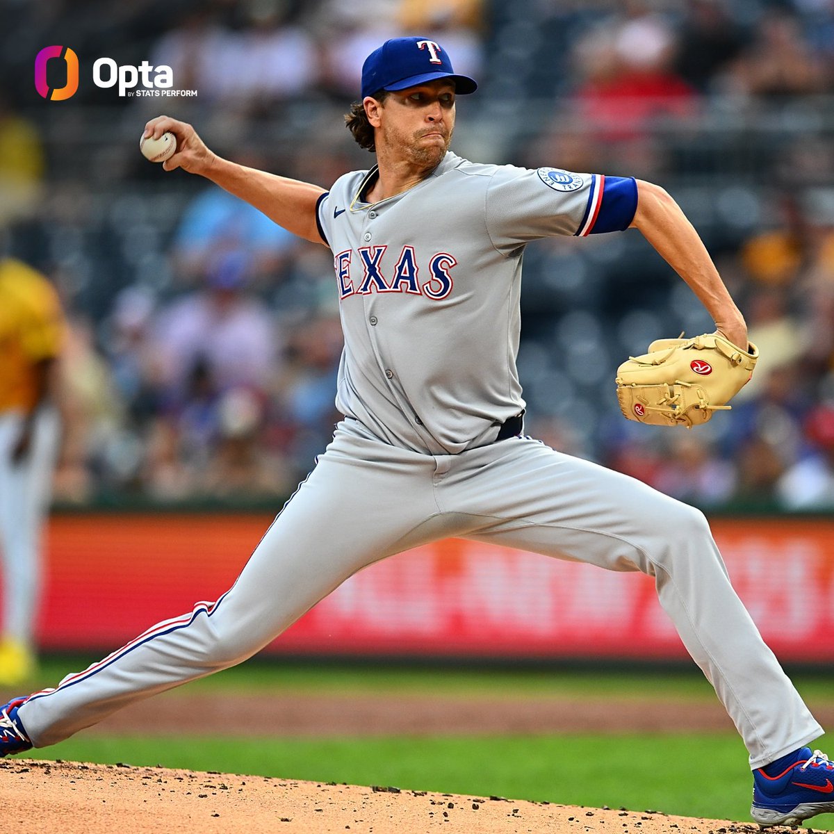 OptaSTATS (@optastats) on Twitter photo Jacob deGrom of the <a href="/Rangers/">Texas Rangers</a> has allowed 2 runs or fewer in 12 consecutive starts.
That's the longest streak by any MLB pitcher 35 or older in the modern era. Jacob deGrom of the <a href="/Rangers/">Texas Rangers</a> has allowed 2 runs or fewer in 12 consecutive starts.
That's the longest streak by any MLB pitcher 35 or older in the modern era.