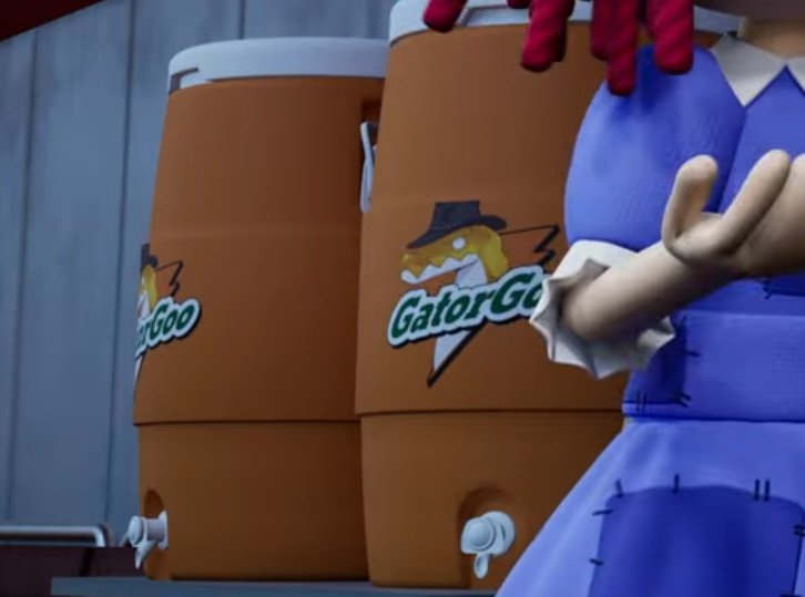 HE IS IN SPONSORED DRINKS
