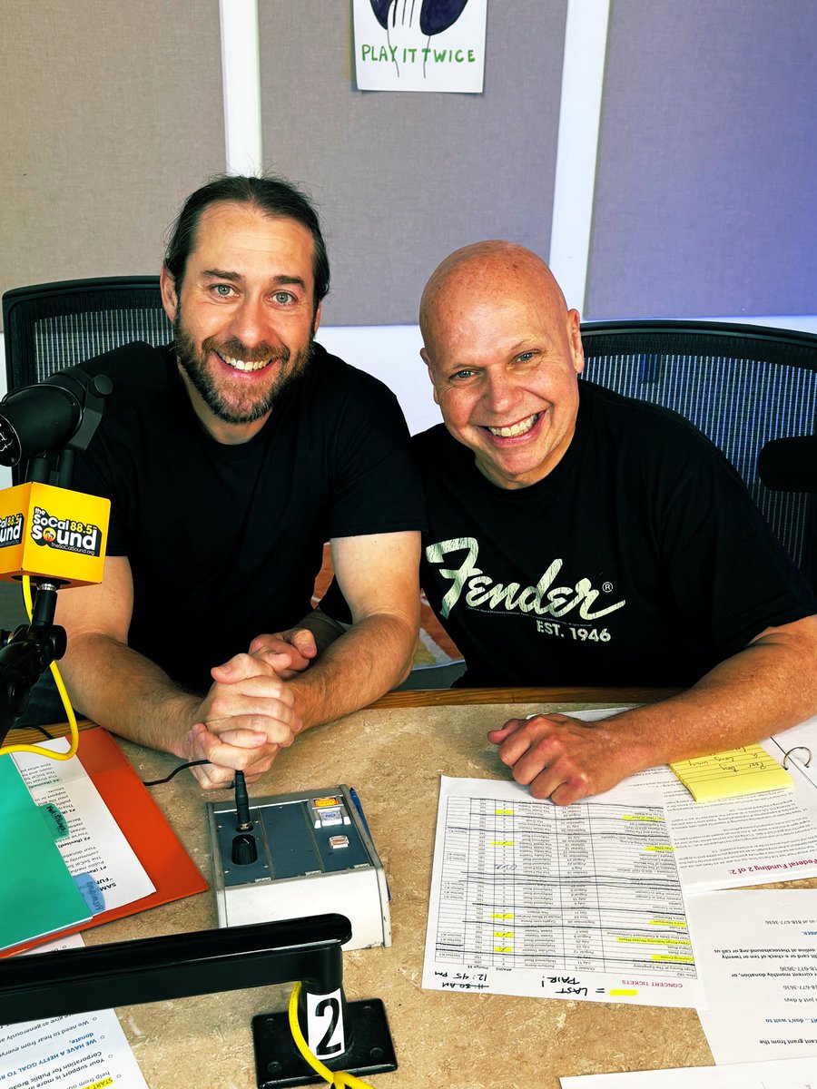 Mookie &amp; Matt. Thanks to everyone who donated during this important pledge drive! We’re still fundraising all weekend long!