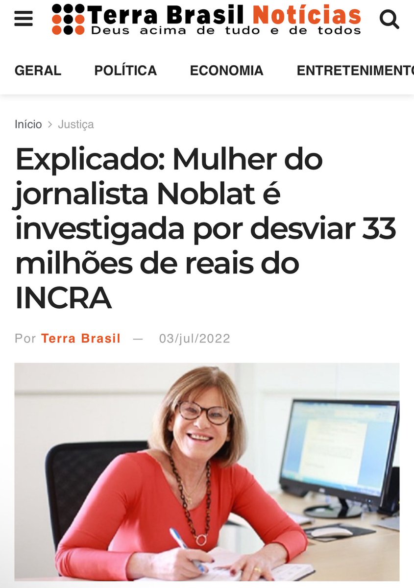 <a href="/BlogdoNoblat/">Blog do Noblat</a> Vida boa, vida boa, vida boa mesmo seria se eu tivesse R$ 33 milhões do INCRA!