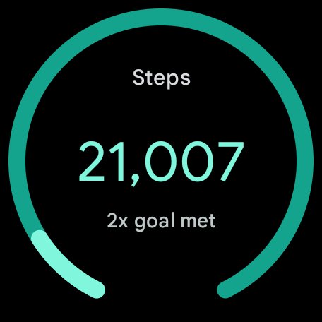 Second walk of the day done. Still two hours left today but it is time to rest.