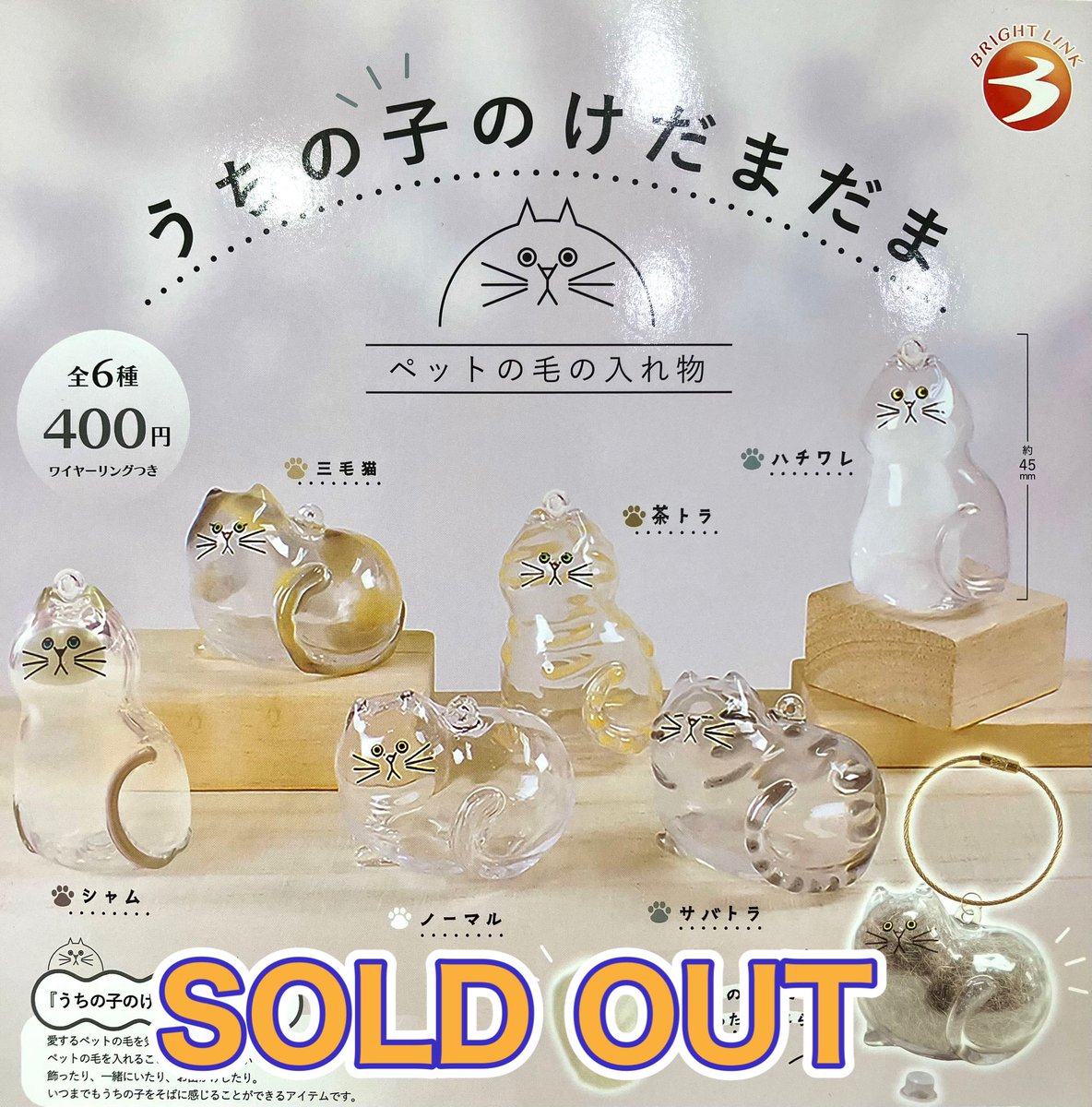 drecap_fuji's tweet image. ❎6月21日(土)完売のお知らせ❎
🐈うちの子のけだまだま
こちらの商品はご好評につき完売いたしました。
再生産に関しては内容決定次第、ドリームカプセル中の人アカウント(@dreamcapsuleCEO )で告知いたします。
再生産品が入荷するまで再発売はありませんので、模倣品にはお気をつけください。