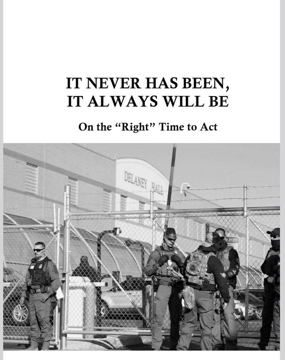 "It Never Has Been, It Always Will Be"

Some loose thoughts on waiting, acting, and insurrection. Everything is a work in progress so feedback appreciated. If it felt worthwhile or resonated, feel free to share. 

cryptpad.fr/file/#/2/file/…