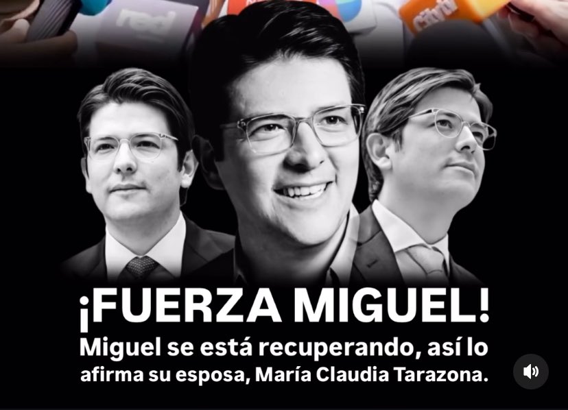 "Te pido, Señor, que extiendas tu mano sanadora hacia Miguel Uribe, te pido Señor que quites el dolor de su cuerpo. Te pido, Señor, que confortes su alma durante estos momentos difíciles."
#FuerzaMiguel