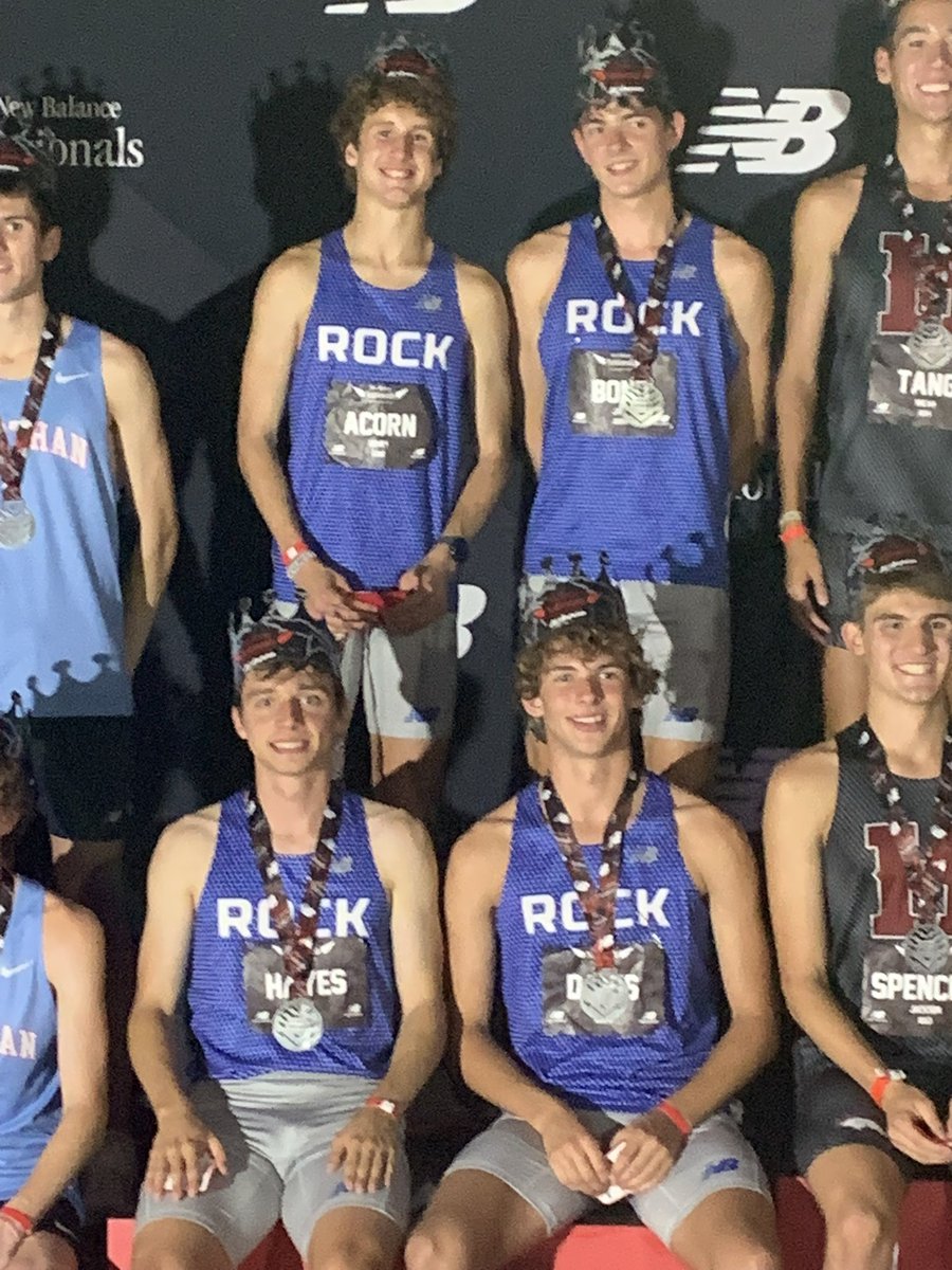 2025 National Runner-Up
2025 Penn Relays Champs
2x MO State Champs
MO State Record (7:32.44)
#12 Nationally All-Time
-
2024 MO XC State Champs
2024 Nike Regional Runner-Up
2024 Nike Nationals - 13th Place

Most importantly, incredible representatives of Rockhurst HS. Rock State!